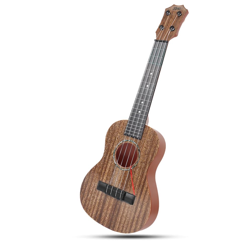 Raimy Kids Ukulele 21-inch body with wood-tone finish for beginners.
