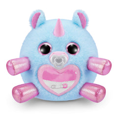 Pacifier accessory included with the Rainbocorns Hippo plush