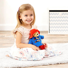 Rainbow Designs Paddington Bear soft plush fabric close-up.