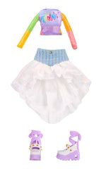 Rainbow High 9-inch fashion doll display captures backstage style