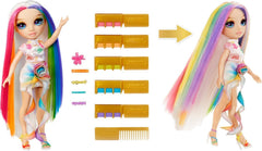Amaya doll styling combs and chalks for DIY rainbow looks
