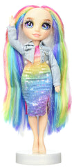 Rainbow High Amaya doll with glittery rainbow hair and sparkles