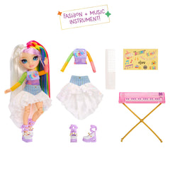 Rainbow High Amaya poseable doll for dynamic rock performances