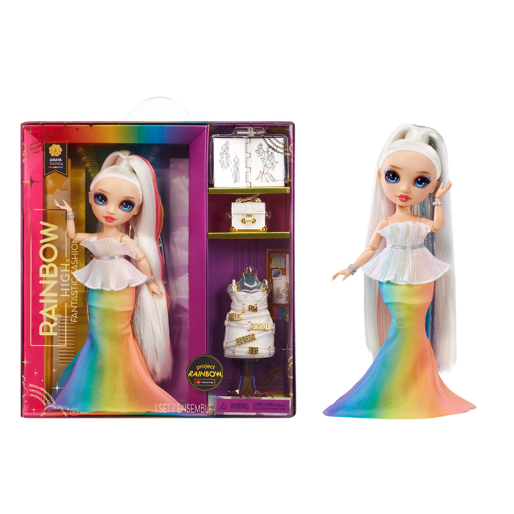 Rainbow High Amaya Raine doll ready for imaginative play and display.