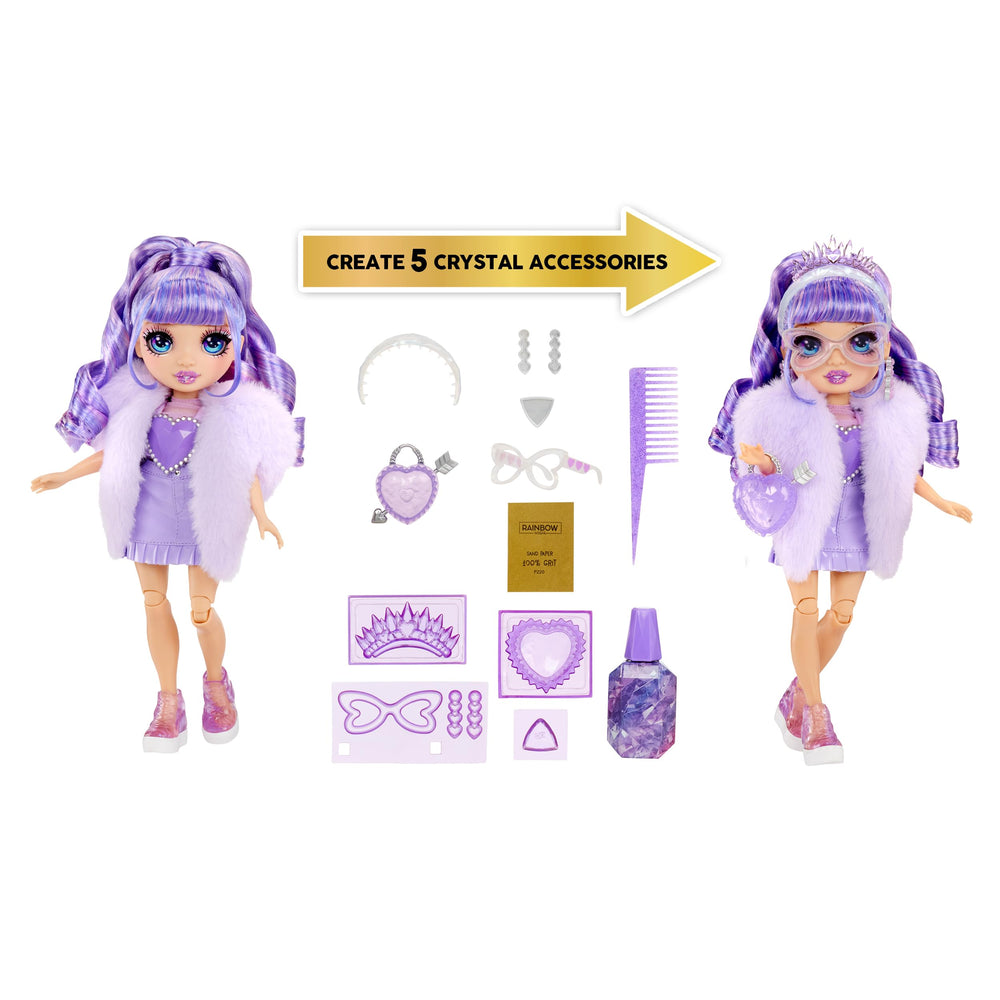 Rainbow High crystal accessory make it kit with resin molds and hardware for DIY fashion.