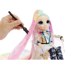 Rainbow High foam powders mix with activators to craft bold color foams.