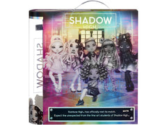 Rainbow High Shadow Series Ash Silverstone packaging doubles as a giftable keepsake.