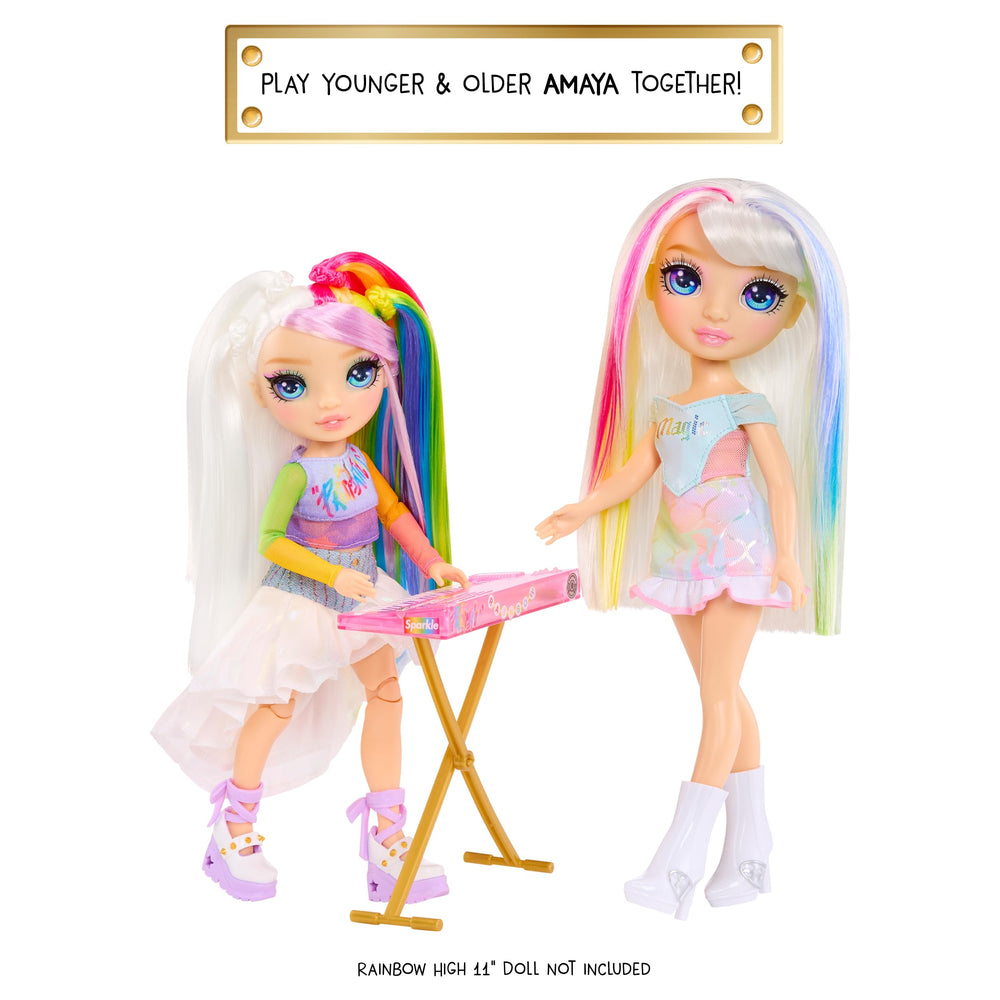 Rainbow High Skyler blue microphone doll sparks onstage storytelling