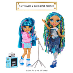 Rainbow High Skyler stickers for customizing her instrument and outfit