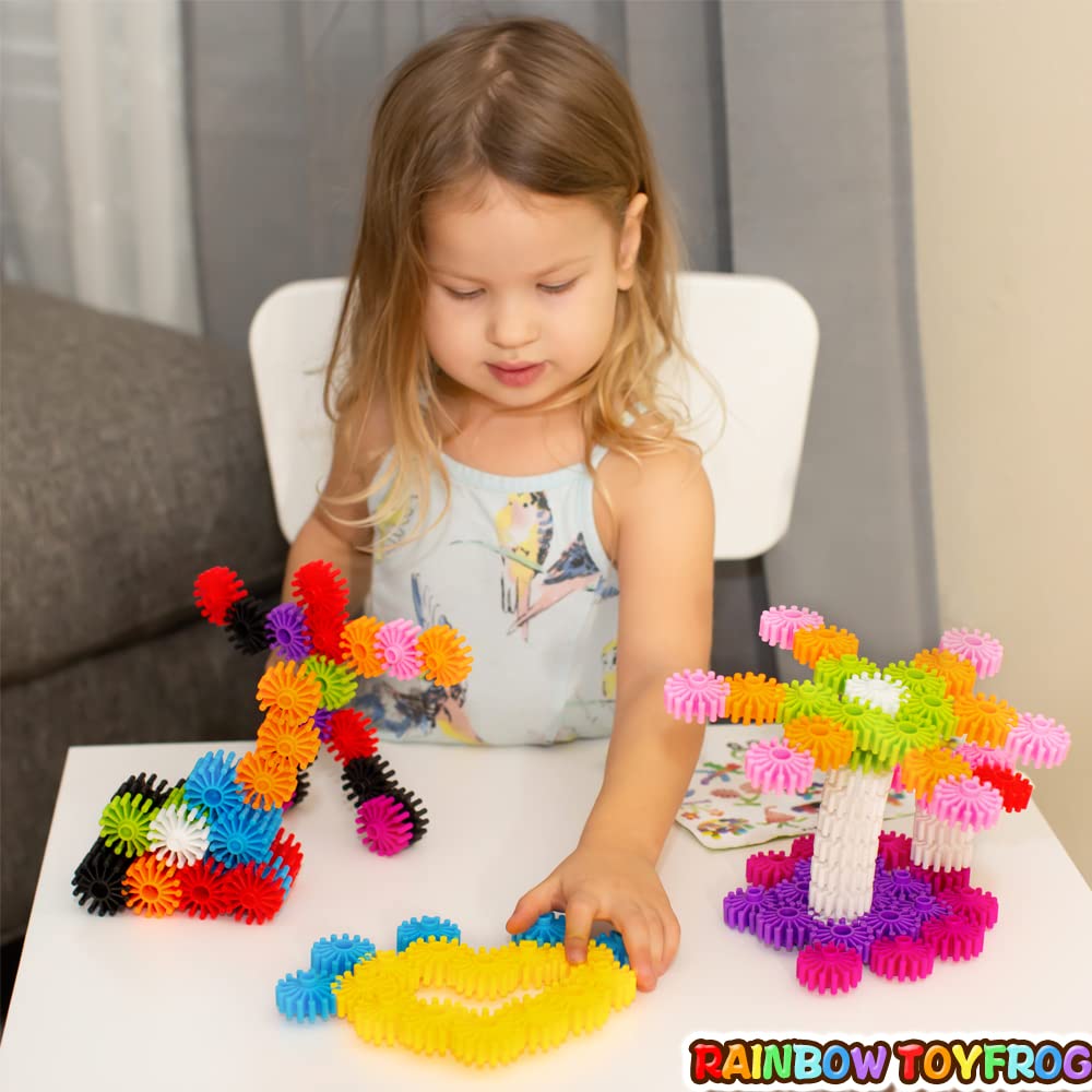 RAINBOW TOYFROG colorful gears array supports color recognition and sorting tasks