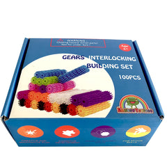 RAINBOW TOYFROG gears promote dexterity through precise snapping and turning