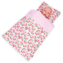 Rakki Dolli 2pc doll bedding quilt for cozy 18-inch dolls during playtime