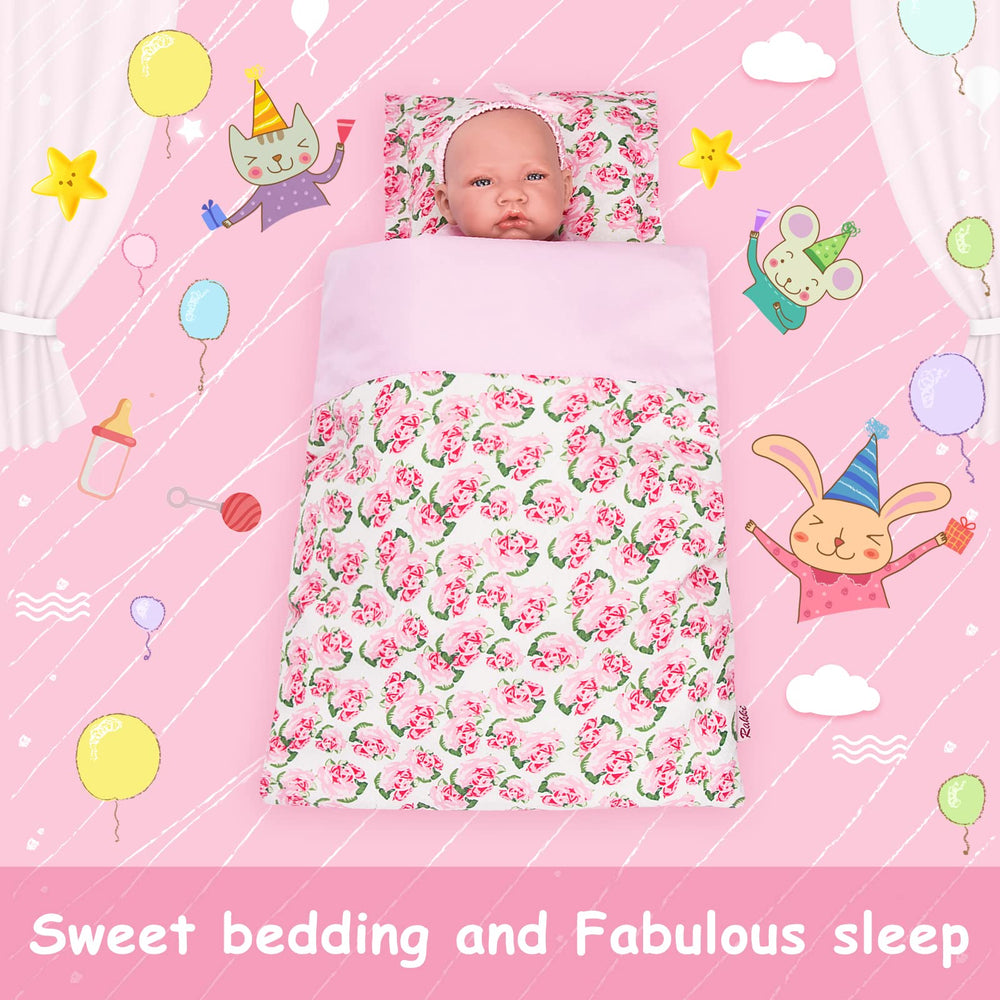 Rakki Dolli 2pc doll bedding fits Gotz and similar 18-inch dolls