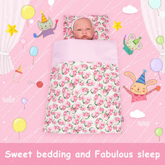 Rakki Dolli 2pc doll bedding fits Gotz and similar 18-inch dolls
