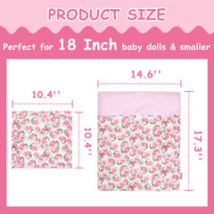 Rakki Dolli doll bedding ensemble designed for safe, child-friendly play