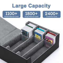 Ralout storage box protects 1800+ cards during travel.