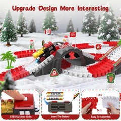 Randhar Christmas Track Toy Set four trees to decorate holiday scenes