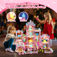 Randhar doll house glow-in-the-dark roof adds fairy-tale ambience