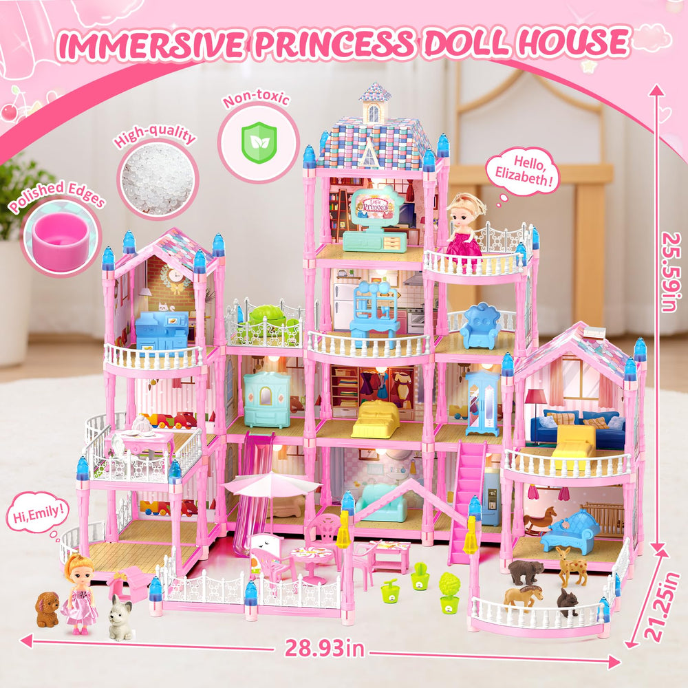 Randhar doll house BPA-free materials ensure safe, kid-friendly playtime