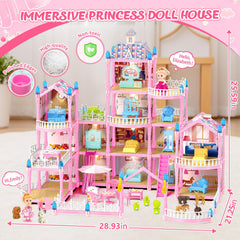 Randhar doll house BPA-free materials ensure safe, kid-friendly playtime