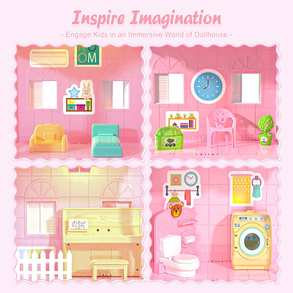 Randhar Dreamy Dollhouse backyard slide for active outdoor-inspired play