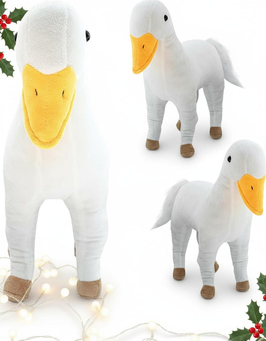 Randimals horse-duck hybrid plush for cozy bedtime cuddles and imaginative play.