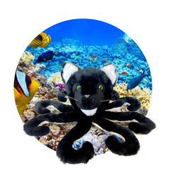Randimals Octopuss-Pussycat plush shown with child for playtime adventures.