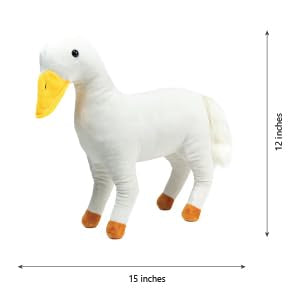 Randimals soft fluffy fabric plush highlighting secure stitching for durable hugs.