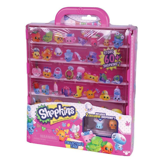 RANGS JAPAN Shopkins Collector Case with open shelves for display on the go
