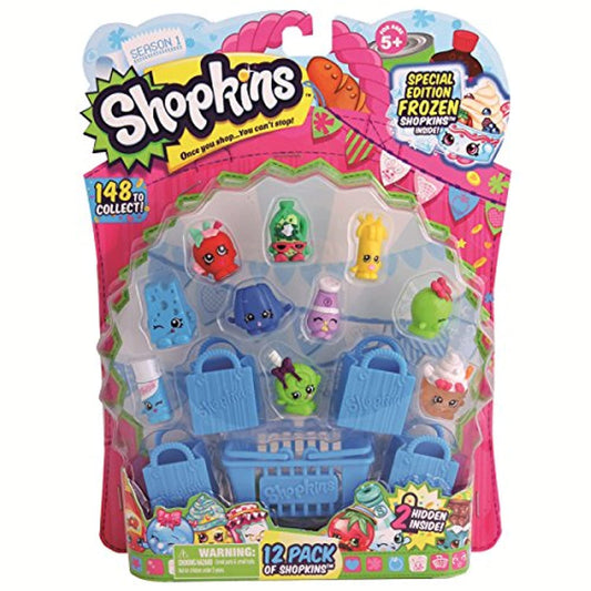 RANGS JAPAN Shopkins Season 1 12-pack basket for play-ready display.