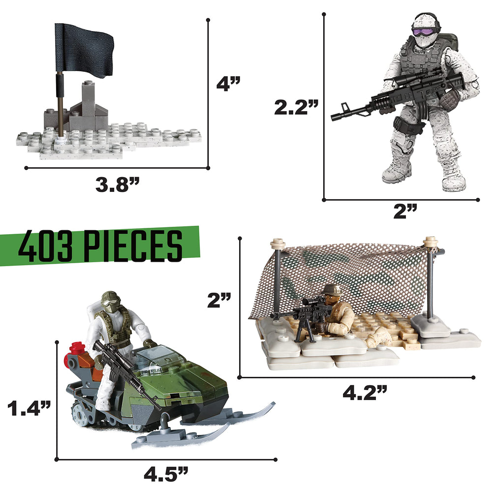 RANI PRIZE Snow Scout figure ideal for snowy battle scenes and storytelling.