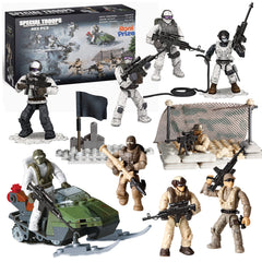 RANI PRIZE Special Forces Arctic Troopers figure set for imaginative play and motor skill practice.