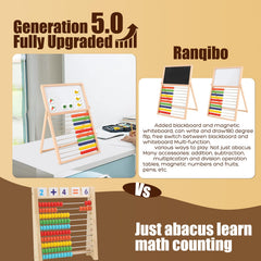 Ranqibo non-toxic bright paints ensure safe, engaging play during counting activities.