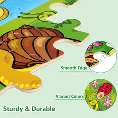RANSUNN transportation puzzle aids sequencing and imaginative play.