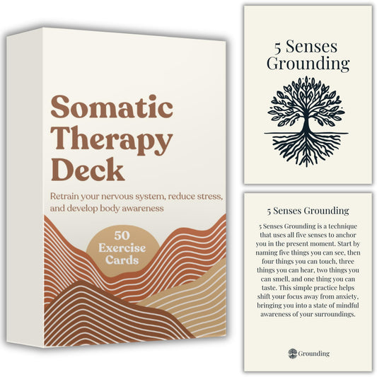 Raptor Studio Somatic Therapy Cards cover for calm mindfulness and daily stress relief