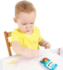 Rarlan Crayons bright shades encourage creativity and color blending.