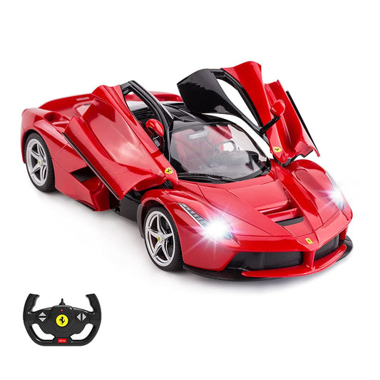 RASTAR Ferrari Laferrari front view shows licensed exterior for display and play.