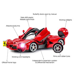 RASTAR Laferrari remote controller with 2.4GHz enables responsive steering up to 98 feet.