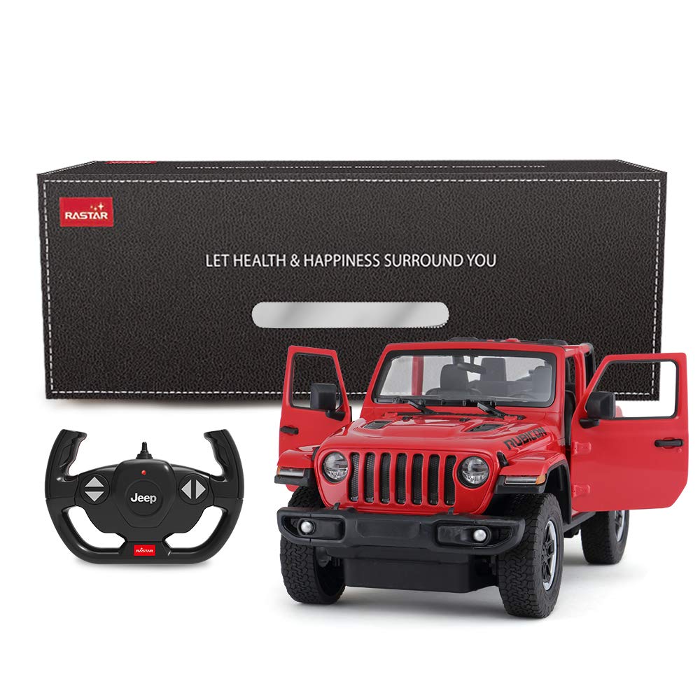 RASTAR Wrangler differential and suspension offer smooth steering through turns.
