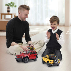 RASTAR remote in 2.4GHz supports multi-car racing without interference.