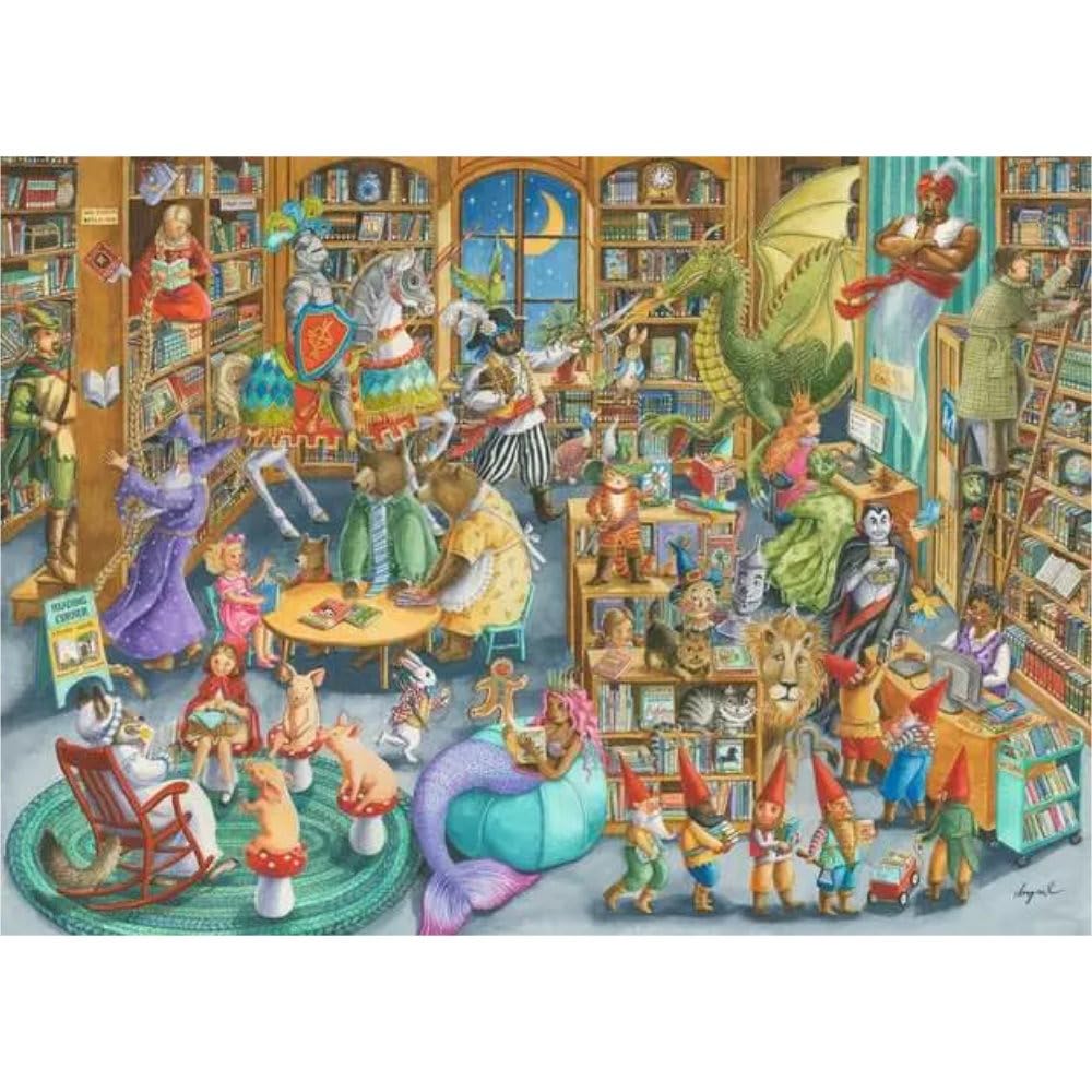 Ravensburger 1000-piece puzzle on table, relaxing collaborative puzzling