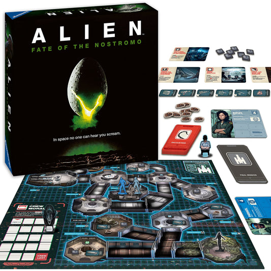 Ravensburger Alien Fate of the Nostromo board scene for immersive play.