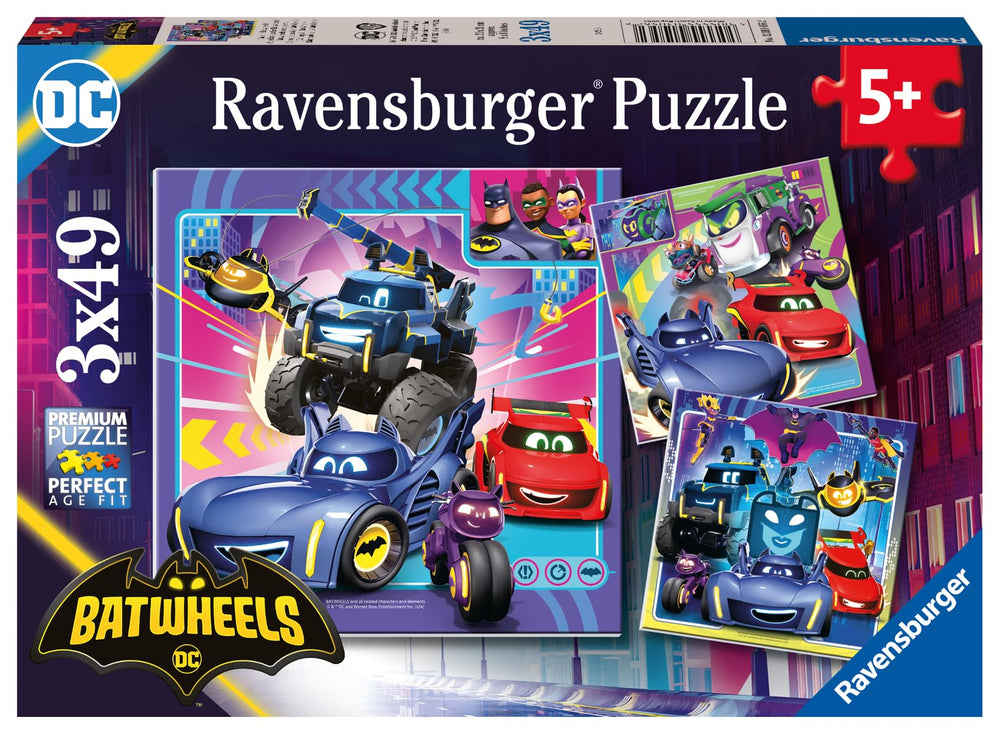 Ravensburger BatWheels animals puzzle: engaging animal scenes to boost focus and recognition