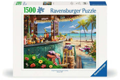 Ravensburger Beach Bar Breezes puzzle box—tropical seaside scene for relaxing, screen-free evenings.