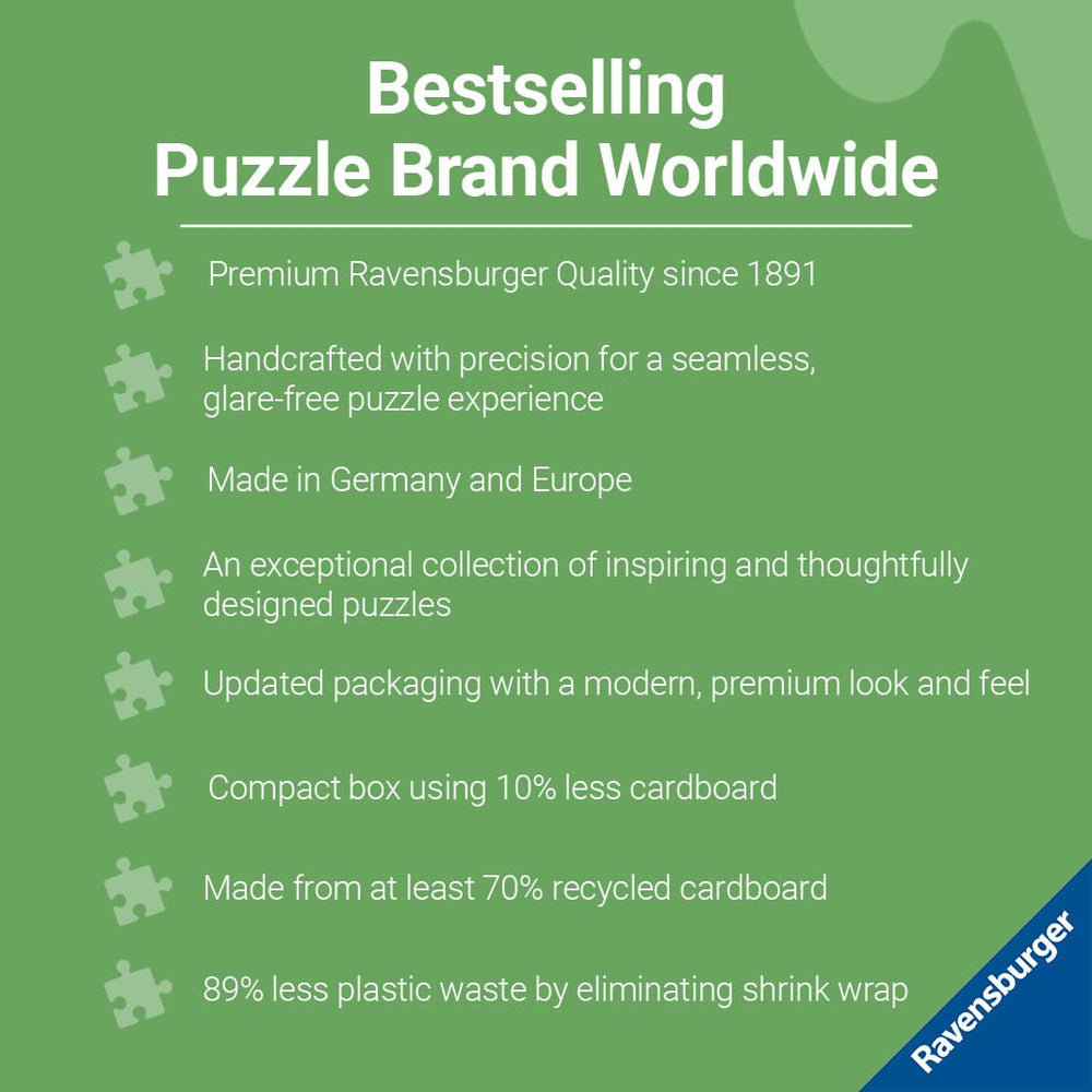 Ravensburger Cats and Succulents artwork by Brigid Ashwood features modern cat and succulent motifs.