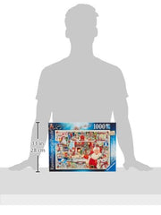 Ravensburger Christmas is Coming anti-glare surface reduces reflections for comfortable viewing.