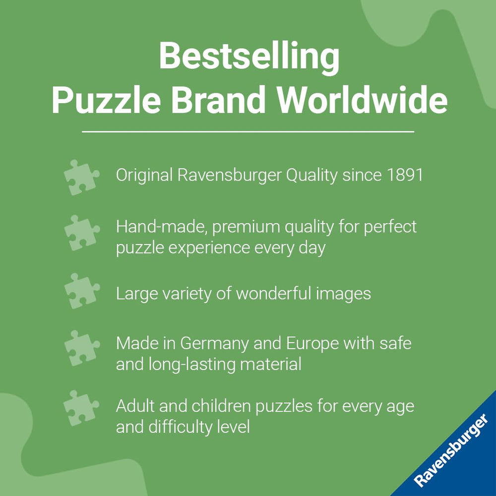 Ravensburger Christmas is Coming interlocking-pieces ensure a precise, snug fit.