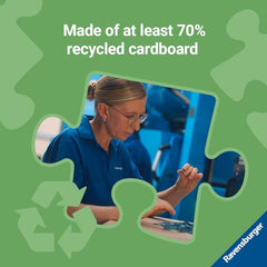 Ravensburger color-fast, durable pieces—easy to sort and reuse.