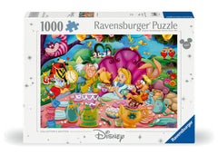 Ravensburger Disney Alice Cheshire Cat smile highlights vibrant colors and detail