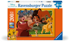Ravensburger Lion King puzzle kids assembling together to boost focus and teamwork